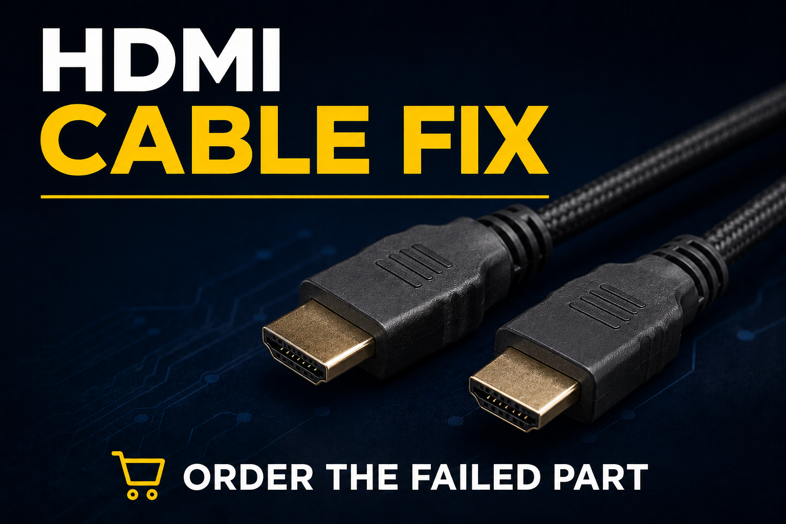 HDMI cable fix