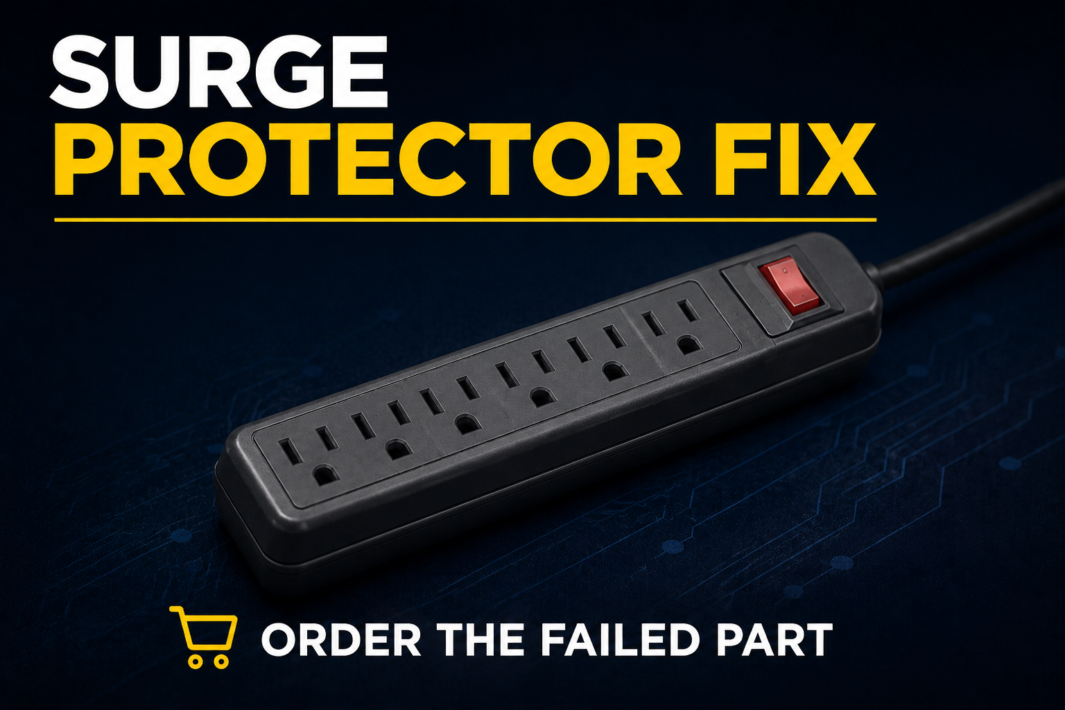 Surge protector fix